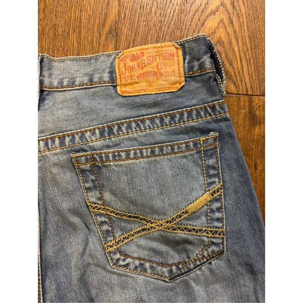 John Stetson 1520 straight denim jeans western 30/32